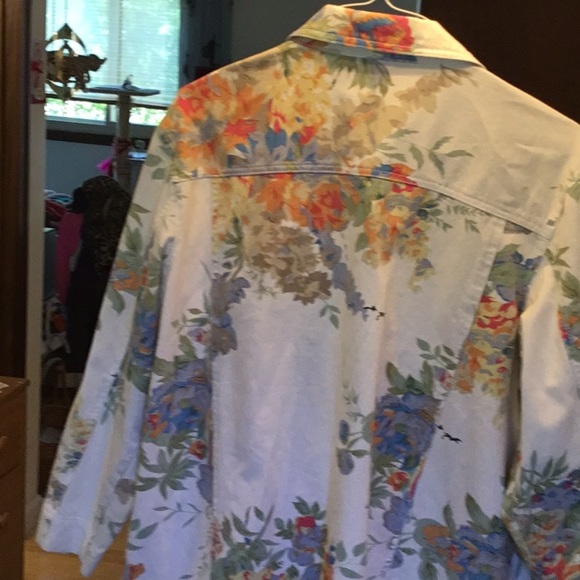 Pretty Summer Jean Jacket SIZE 1X  NEW - Picture 4 of 7